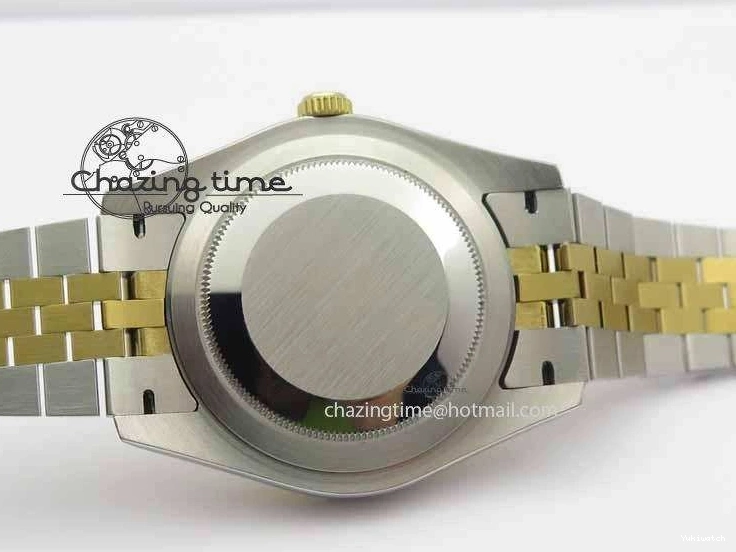 Roman YG Maker Black On Bracelet Edition A2813 BP Best 41mm DateJust SS Jubilee Dial II 0521